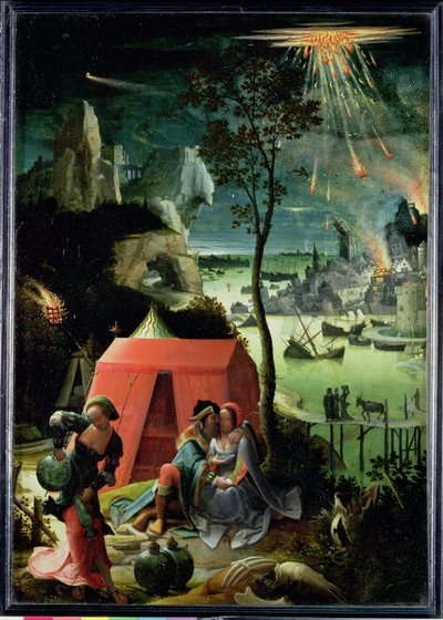 罗得和他的女儿们 作者 Lucas van Leyden